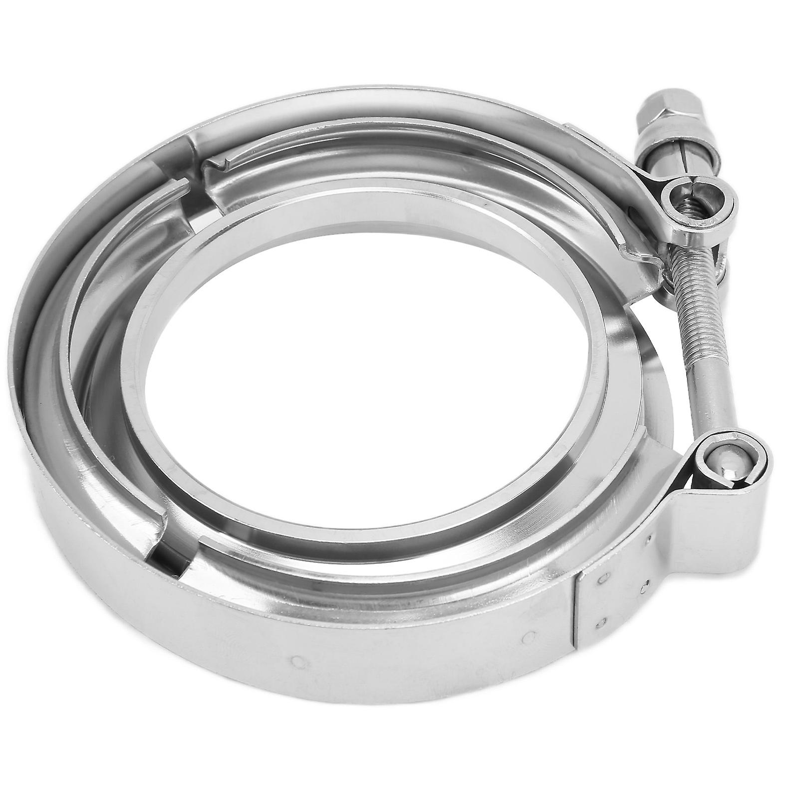 3in Downpipe V Band Clamp Flange Kit Stainless Steel Replacement For Borg Warner S200 S300 S257 S366