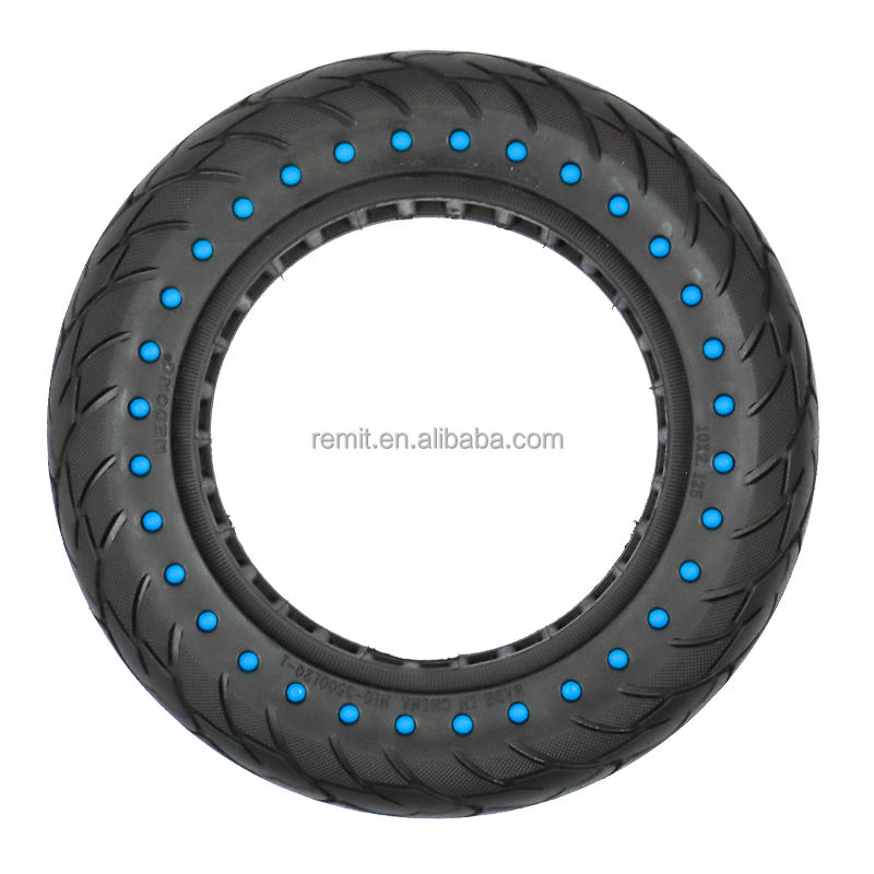 Colorful 10 x 2.125 Solid Tire formijia m365  Electric Scooter Spare Parts and Accessories Soft Rubber Material