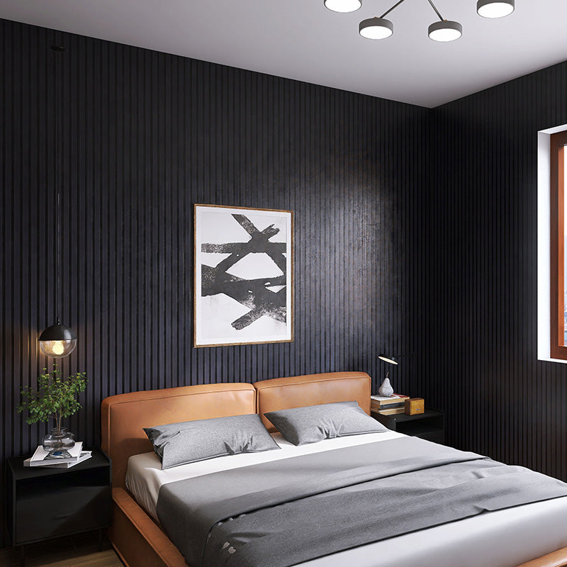 WOODFLEX Flexible Acoustic Wood Slat Wall Panel - Black Veneer