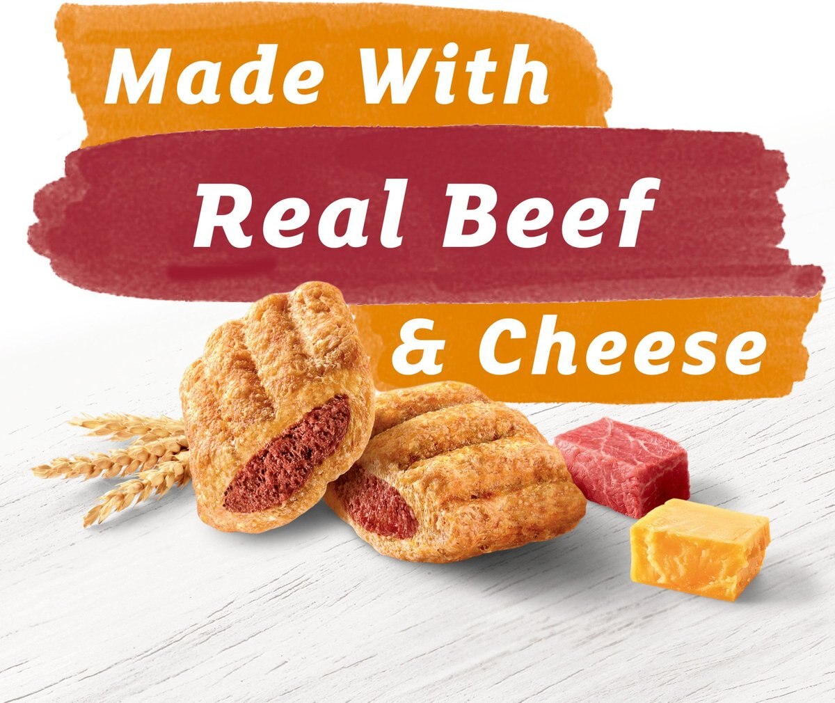 Purina Beneful Baked Delights Hugs with Real Beef and Cheese Dog Treats