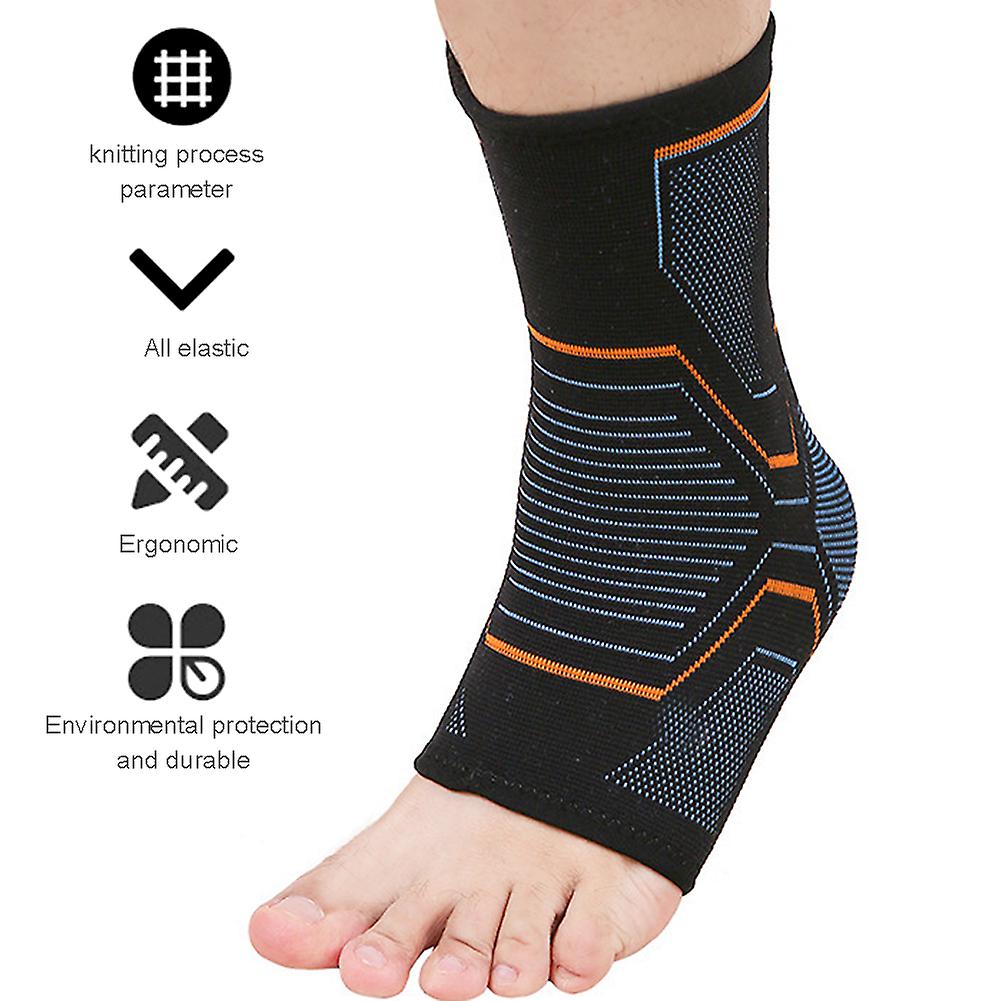 Outdoor Unisex Sport Knitting Ankle Guard Pad Forcing Keep Warm Protection For Football Basketball Fitnessl