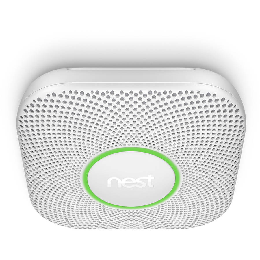 Google Nest Protect (Wired) 2nd Generation， White