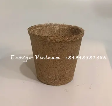 Coconut Fiber Flower Pot For Garden/ Coconut Fiber Pot Cup / Coconut Coir Fiber Pot For Grow Plant