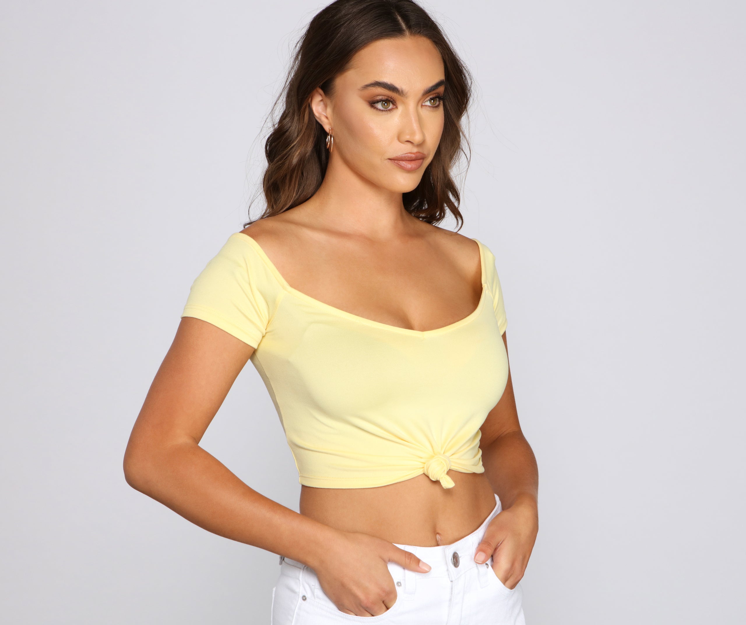 Sweet And Simple Crop Top