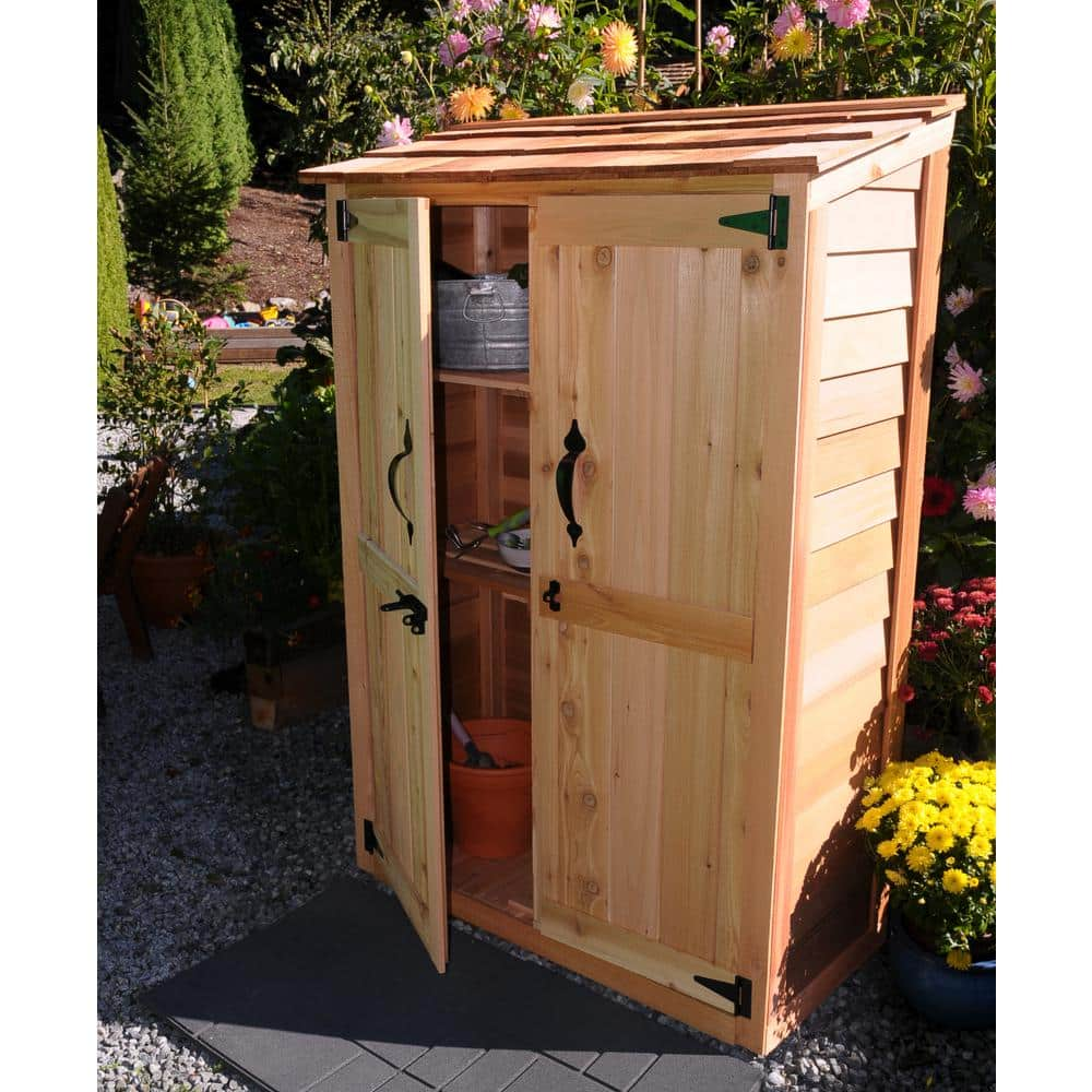 Outdoor Living Today 4 ft. W x 2 ft. D Wood Garden Storage Shed (8 sq. ft.) GC42