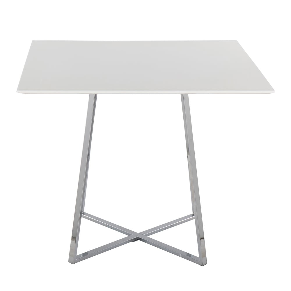 Silver Orchid Pugo Square Dining Table