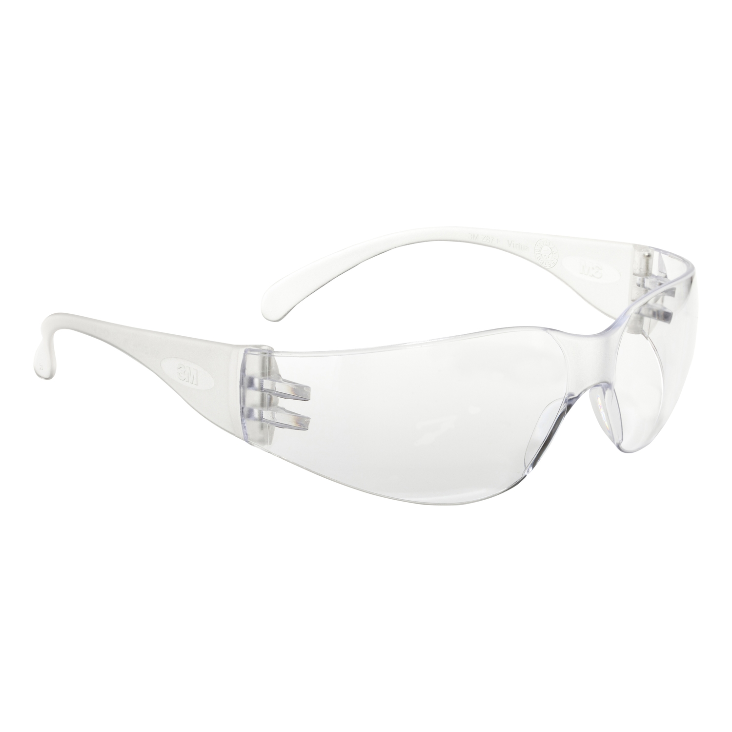 3M Safety Glasses Clear Lens Clear Frame 1 pc