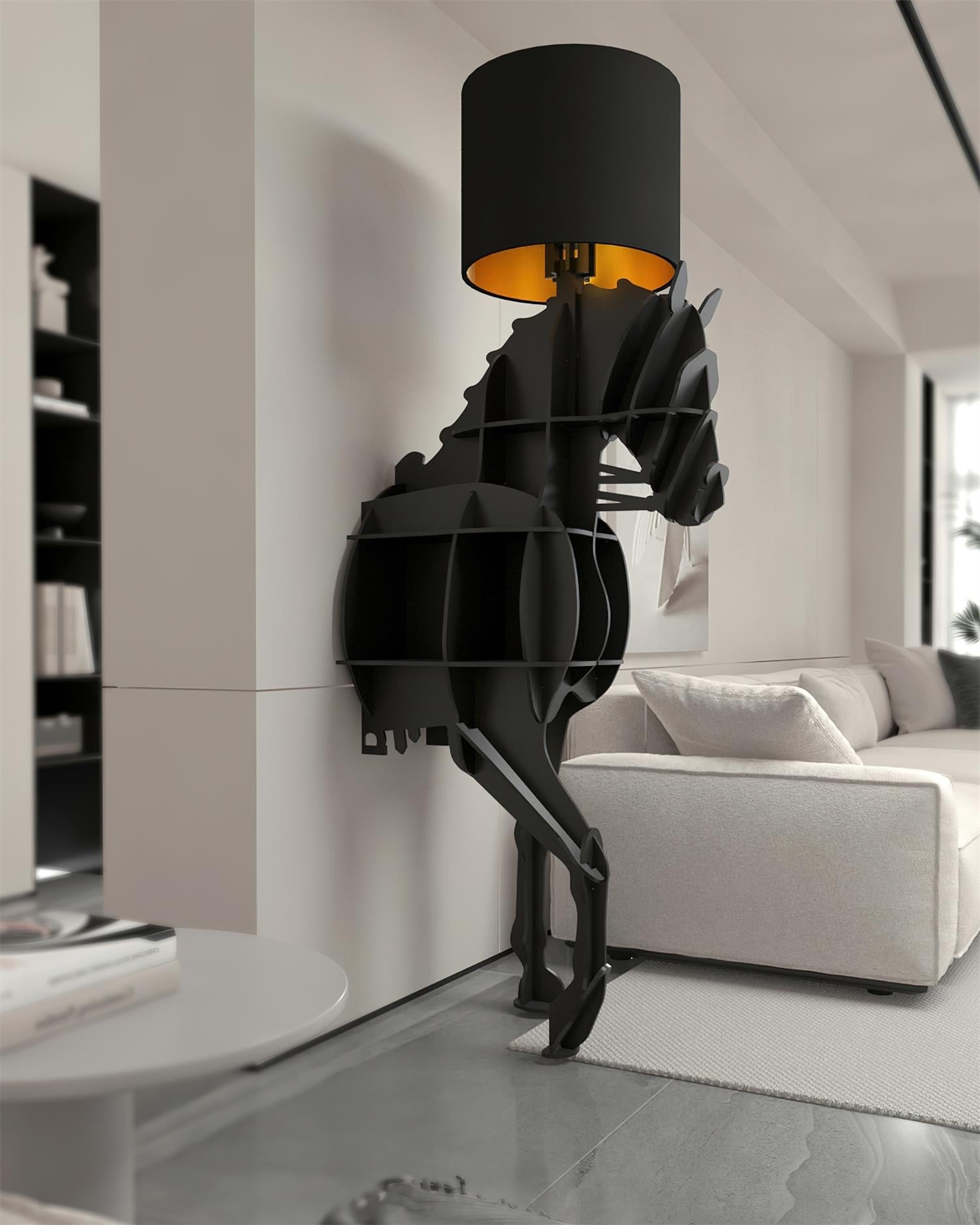 Tete Horse Floor Lamp