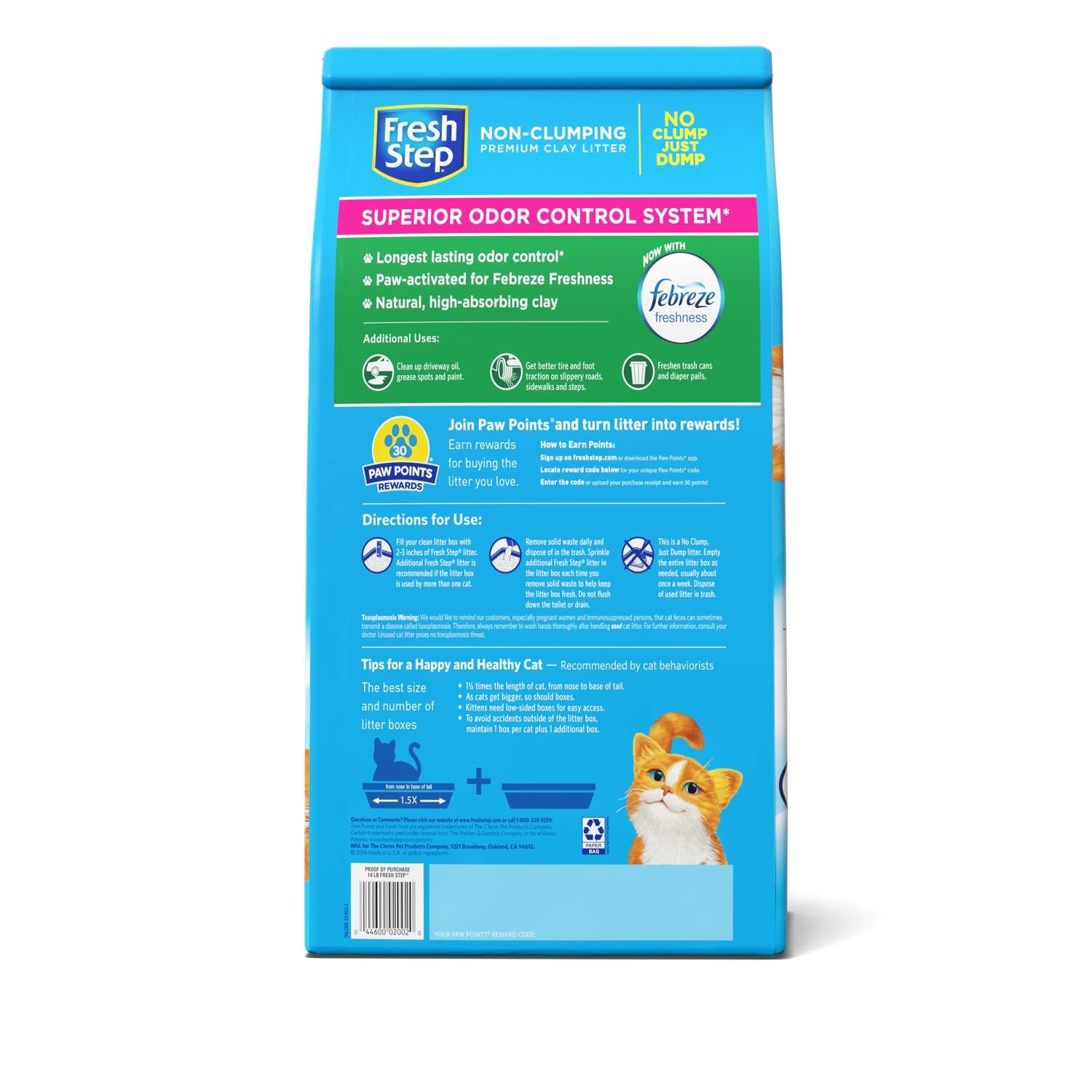 Fresh Step Natural Scent Cat Litter 14 lb