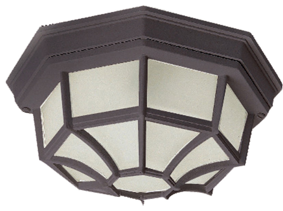 Maxim Lighting Crown Hill 2 Light Outdoor Ceiling Mount   Traditional   Outdoor Flush mount Ceiling Lighting   by Lighting World Decorators  Houzz