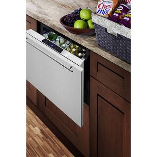 Summit Appliance 1.6 cu. ft. Mini Fridge in Stainless Steel without Freezer FF1DSS24