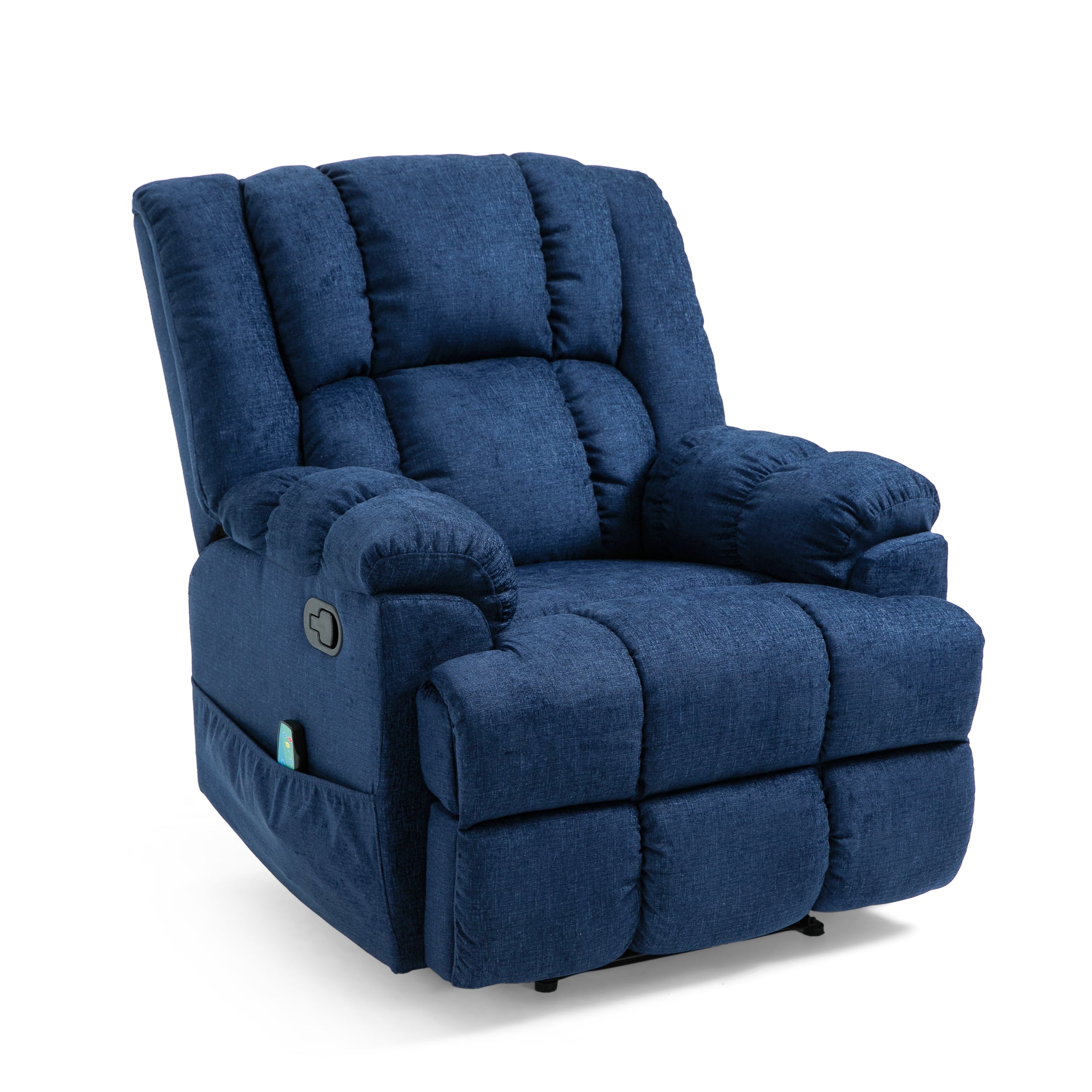 Siloam Contemporary Pillow Tufted Massage Recliner