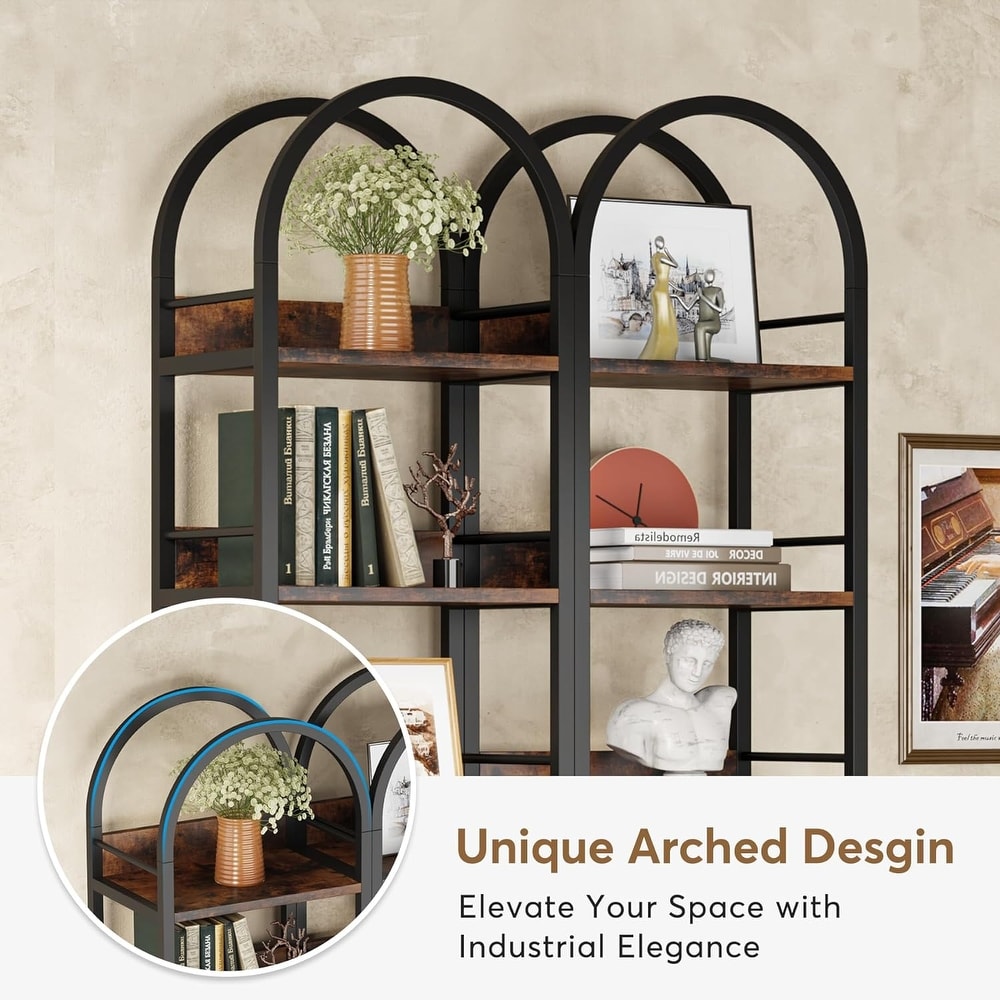 Tall Arched Bookcase  78.7\