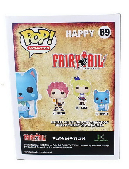 Funko FNK 6357 C Anime Fairy Tail Happy Funko POP ...