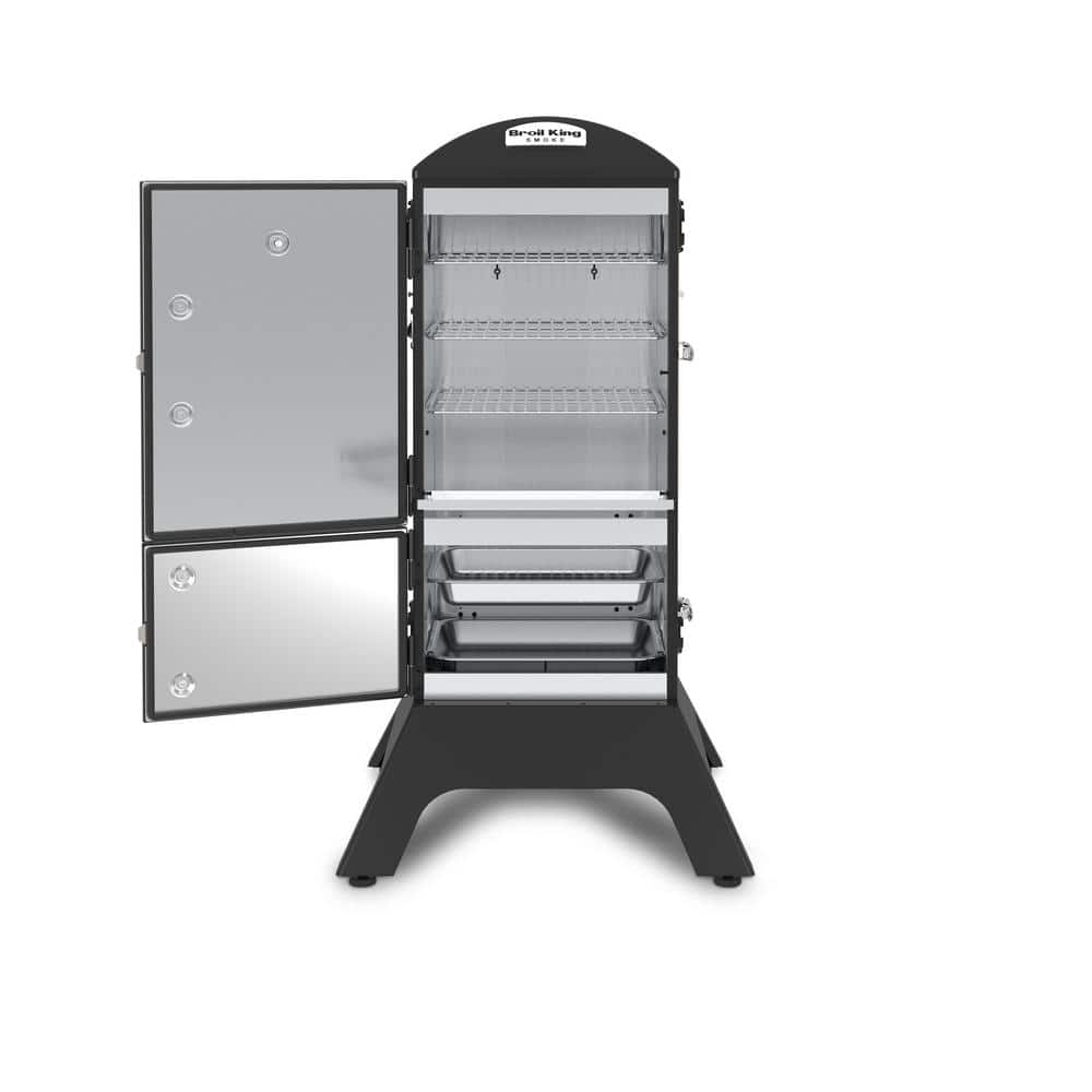 Broil King Smoke Vertical Charcoal Smoker in Black