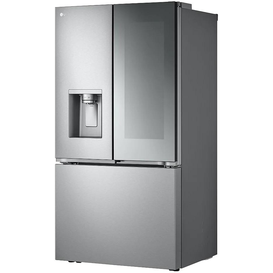 LG 36-inch, 26 cu. ft. Counter-Depth MAX  French 3-Door Refrigerator with Mirror InstaView  LRYKC2606S