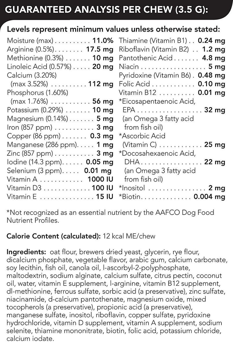 VetriScience Canine Plus Soft Chew Multivitamin for Senior Dogs