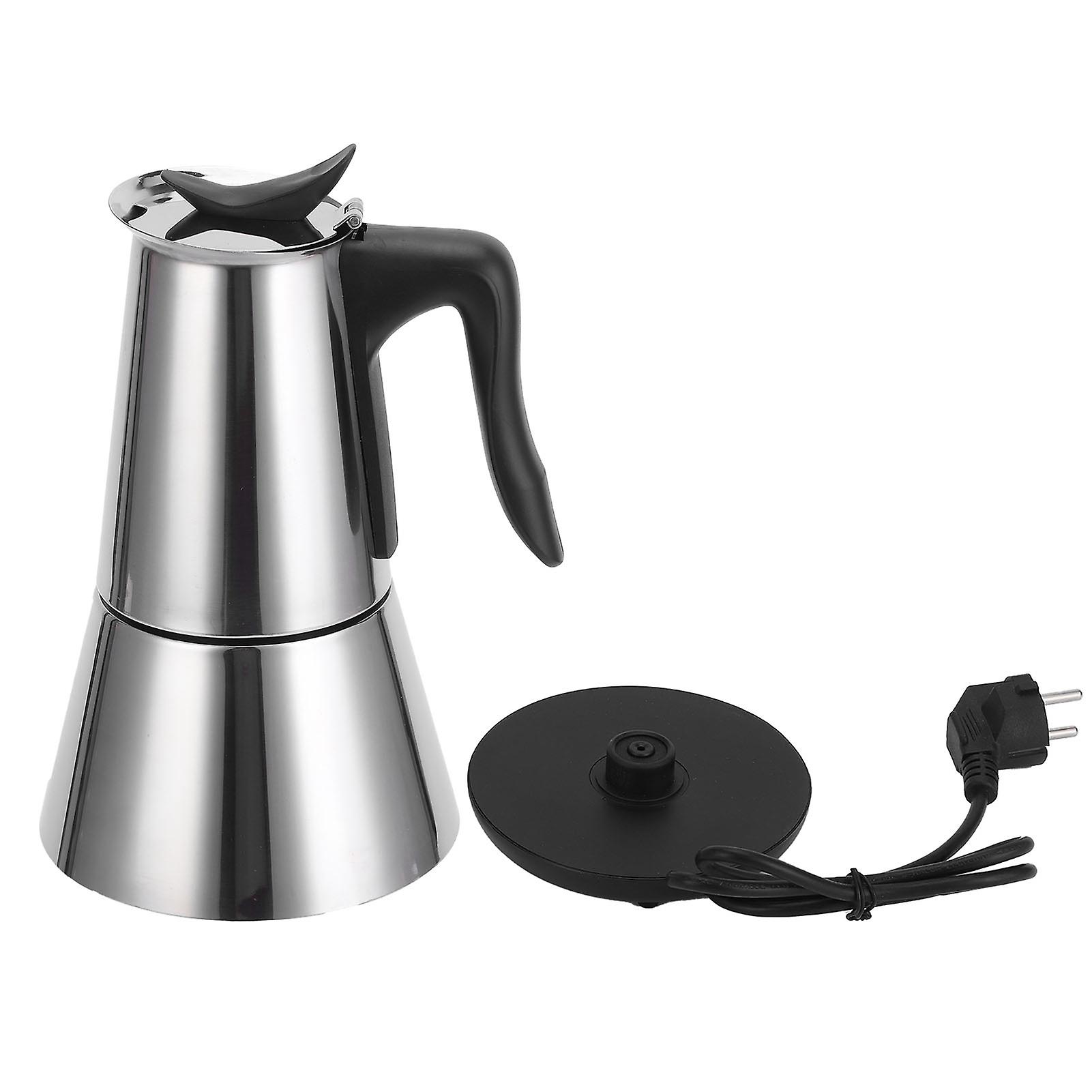 300ml Stainless Steel Electric Coffee Pot Household Coffee Maker Kettle For Home Eu Plug 220v