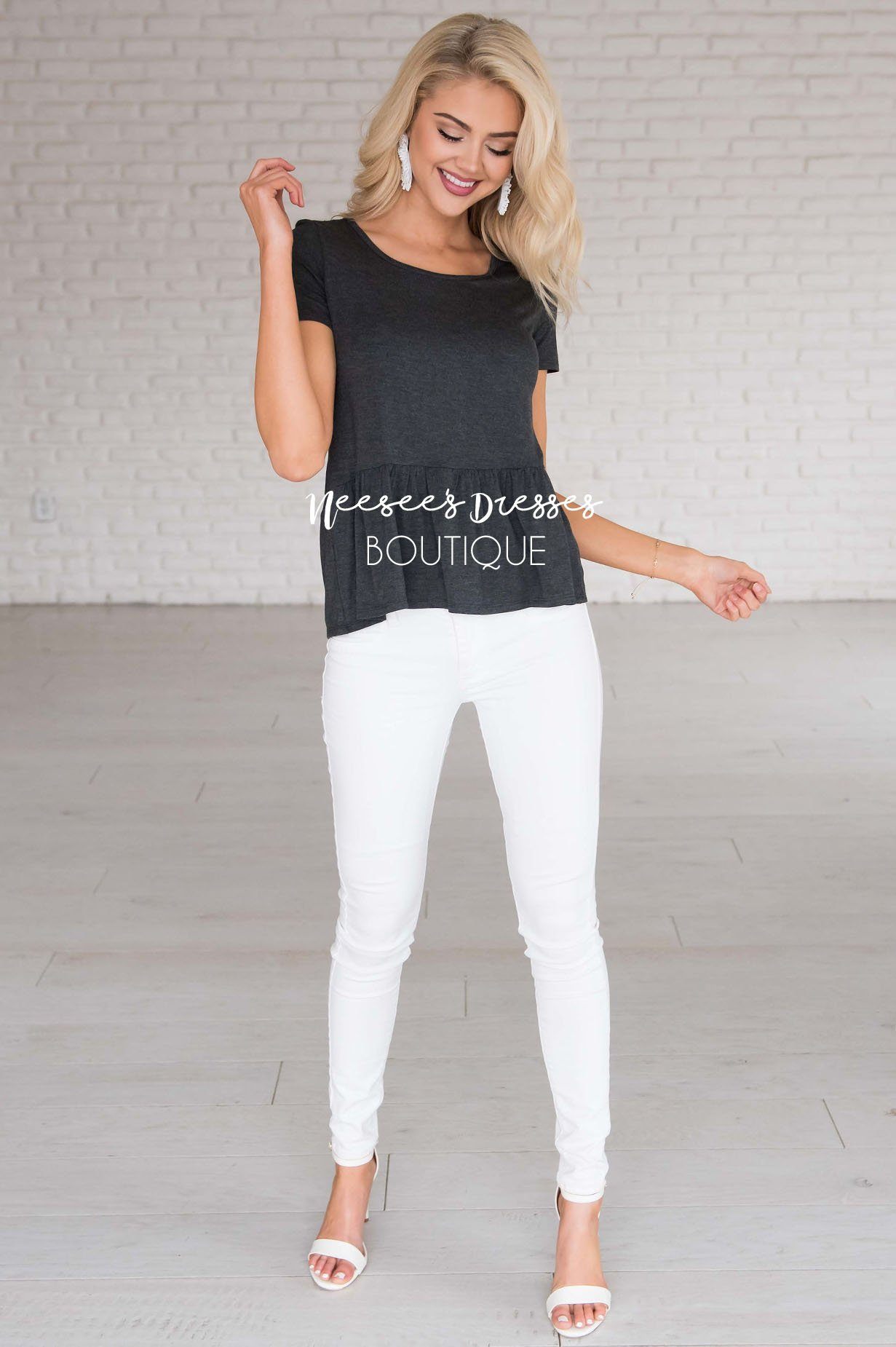 Brunch Date Peplum Top