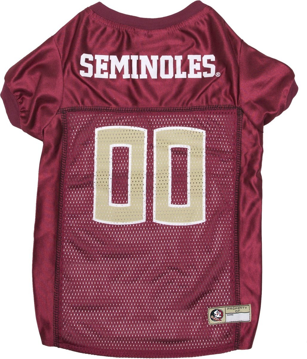 Pets First NCAA Dog and Cat Jersey， Florida State