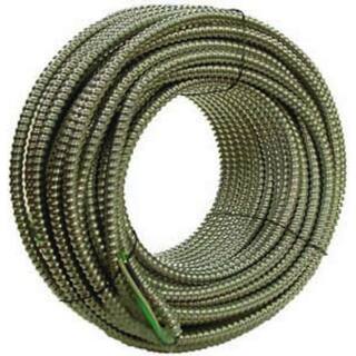 Southwire 100 ft. 12-Gauge2-Gauge Solid CU MC (Metal Clad) Armorlite Cable 68580023