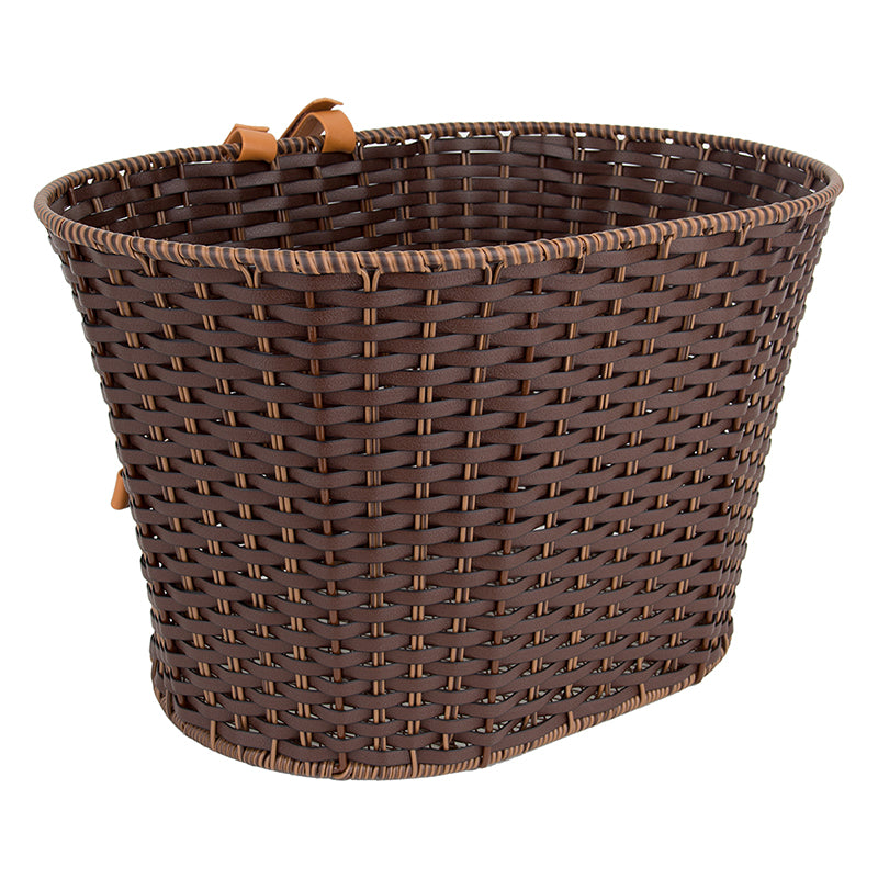 SUNLITE Basket Sunlt Ft Rattan Strp Std Mahg W/Straps