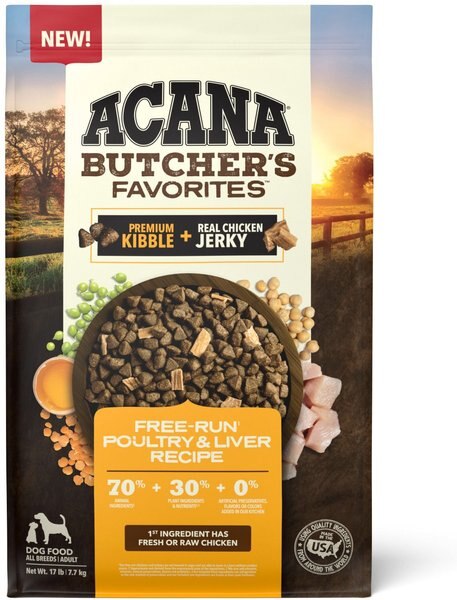 ACANA Butcher’s Favorites Grain-Free Free-Run Poultry and Liver Recipe Dry Dog Food