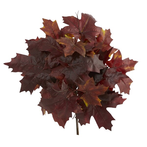 18 Autumn Maple Leaf Artificial Flower (Set of 2)