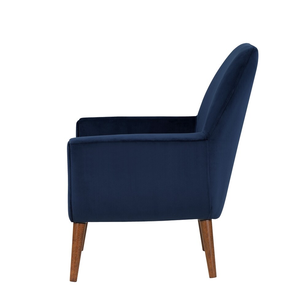 Adrian Mid Century Velvet Arm Chair by Greyson Living