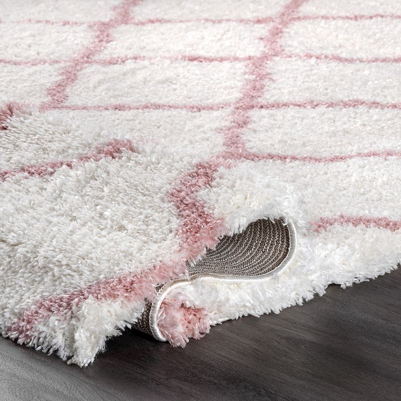 nuLOOM Airy Shag Nelda Lattice Rug