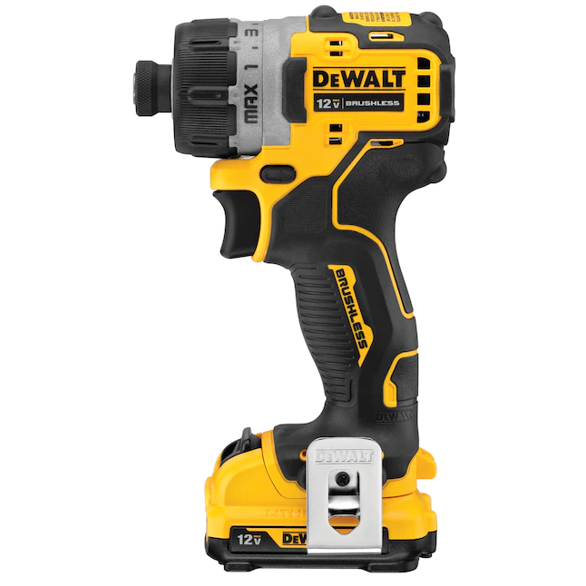 DEWALT DCF601F2 XTREME 12-Volt Max Brushless 1/4-in Cordless Screwdriver (2-Batteries Included and Charger Included)