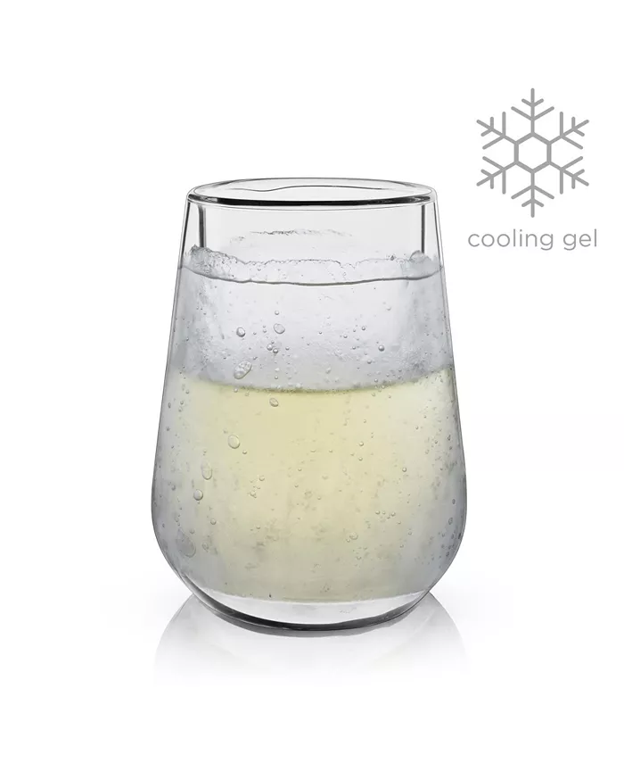 Viski Glacier Double Walled Chilling Wine Glass