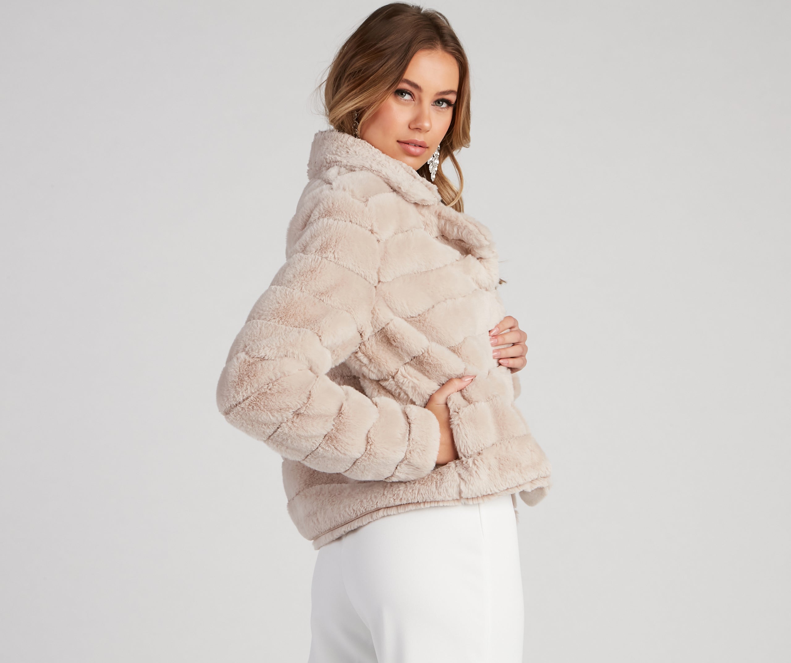 Perfect Illusion Faux Fur Jacket