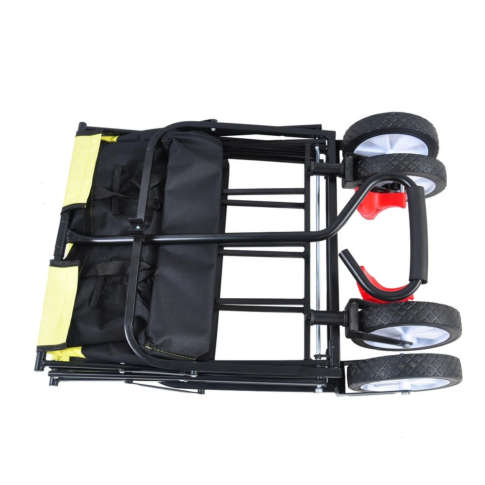 Outdoor Utility Folding Wagon Shopping Beach Cart