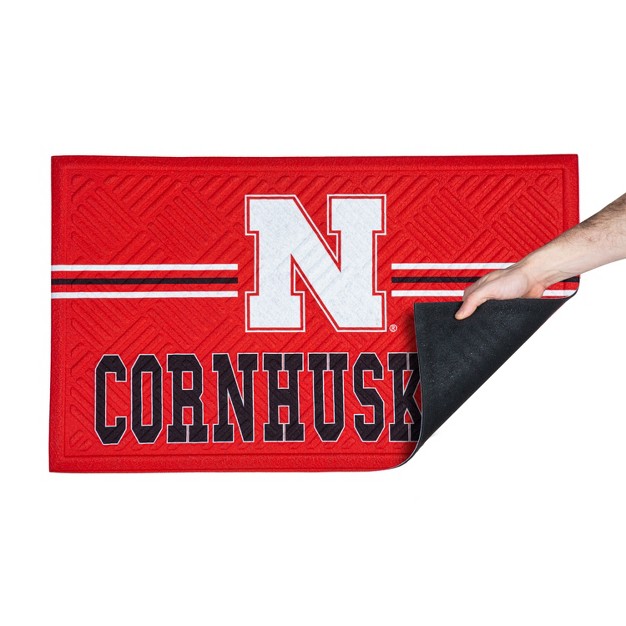 Embossed Mat Cross Hatch University Of Nebraska