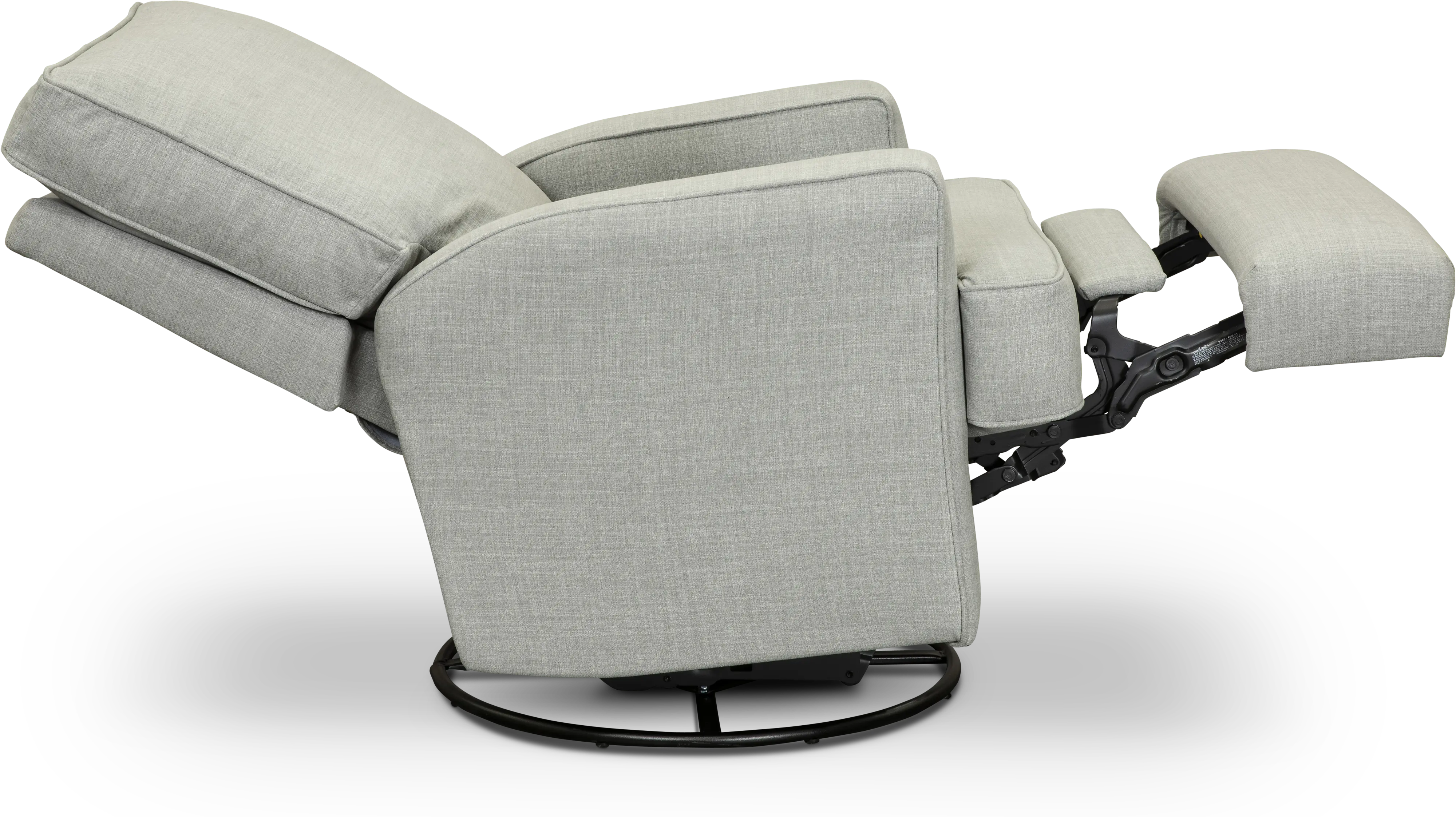 Kersey Dove Gray Power Swivel Glider Recliner