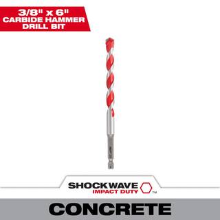 MW 38 in. x 4 in. x 6 in. SHOCKWAVE Carbide Hammer Drill Bit 48-20-9021