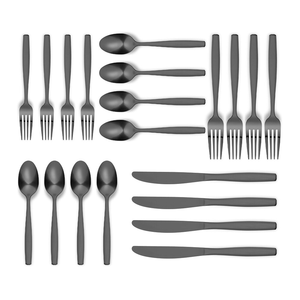 Ornative AMIAS 18/0 Stainless Steel 20 Pieces Flatware Set   10.63\