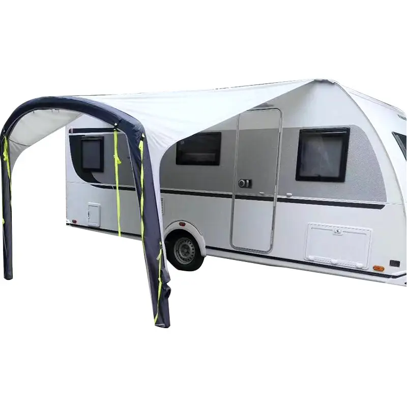 outdoor camping portable rv awning tents rainproof camping car side tent multi functional trailer folding caravan awning