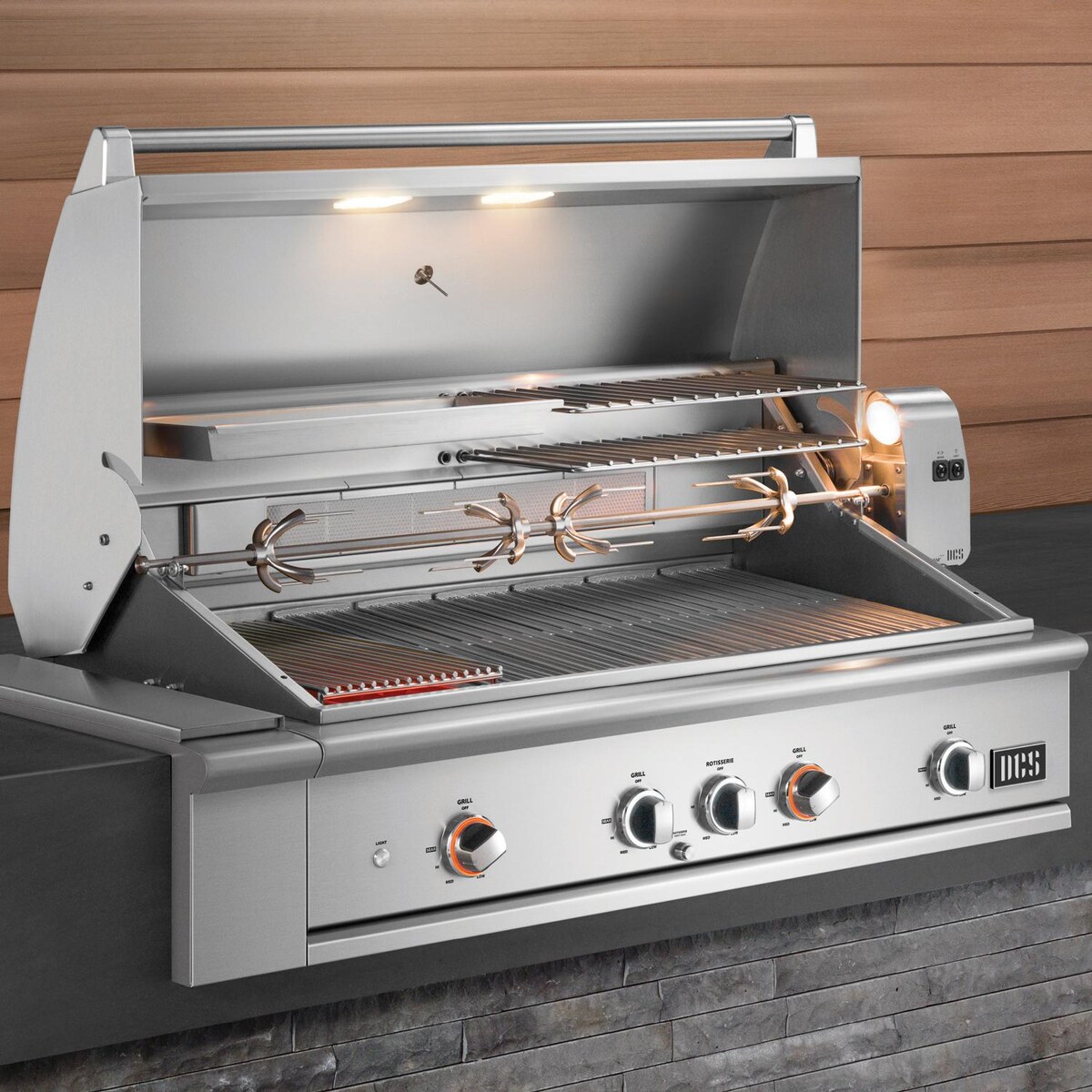 DCS Series 9 48-Inch Built-In Propane Gas Grill With Rotisserie