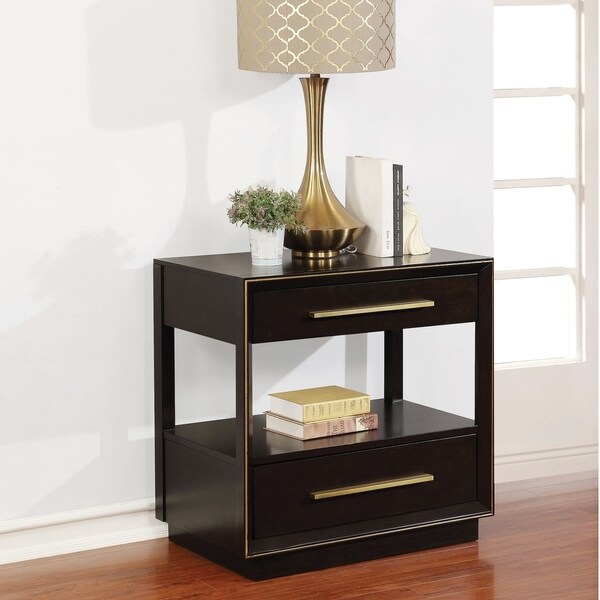 Coaster Furniture Durango Smoked Peppercorn 2-drawer Wooden Nightstand - - 30708966