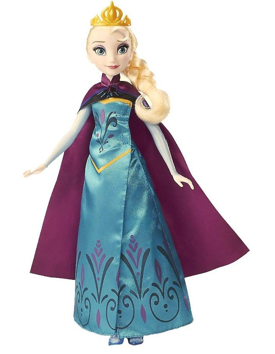 Disney Frozen Frost Royal Reveal Elsa doll 2i1 dress 30cm