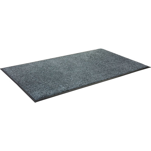 Genuine Joe Static Free Nylon and Rubber Floor Mat | 3' x 5'， Gray | GJO58354