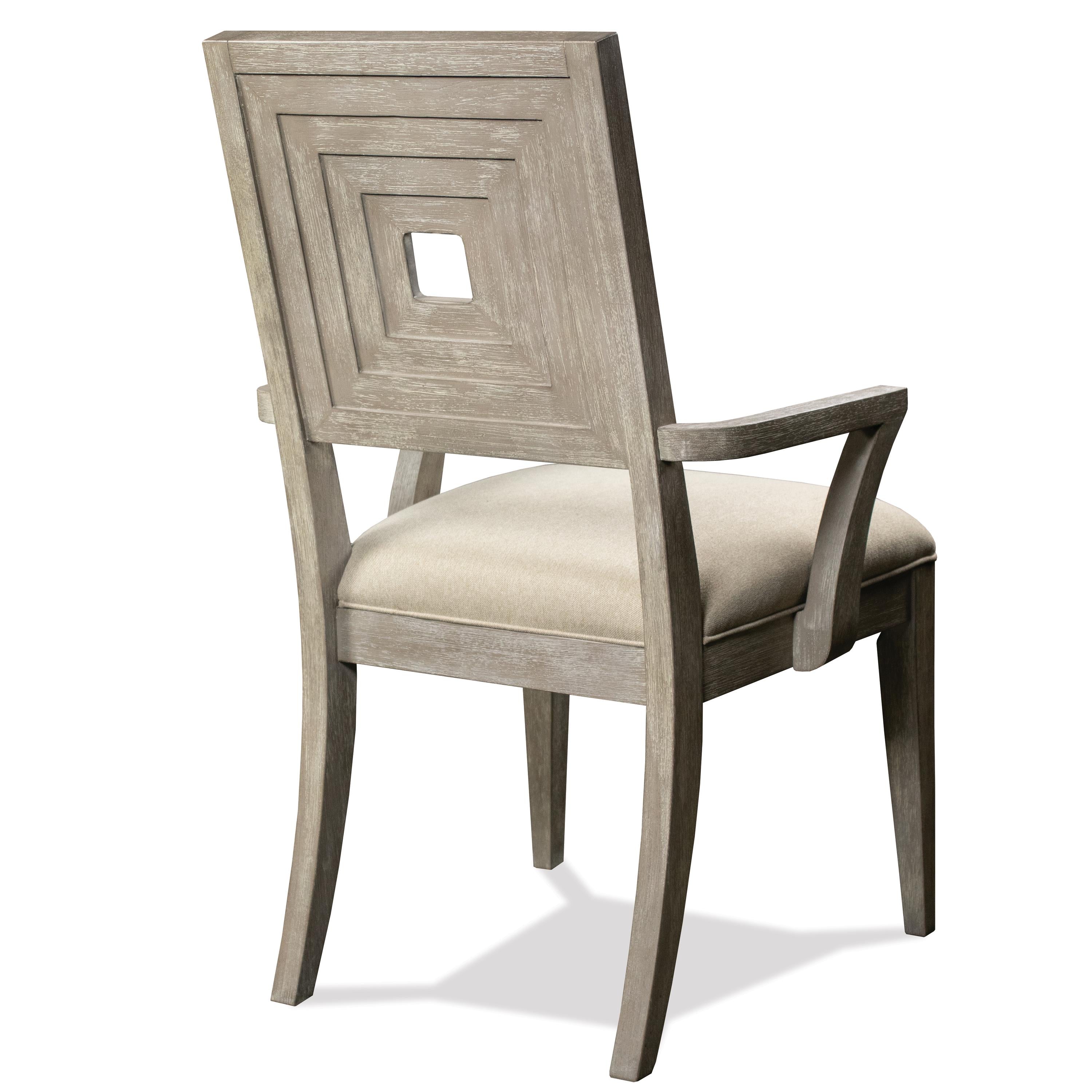 Stepstone Upholstered Wood Back Arm Chair