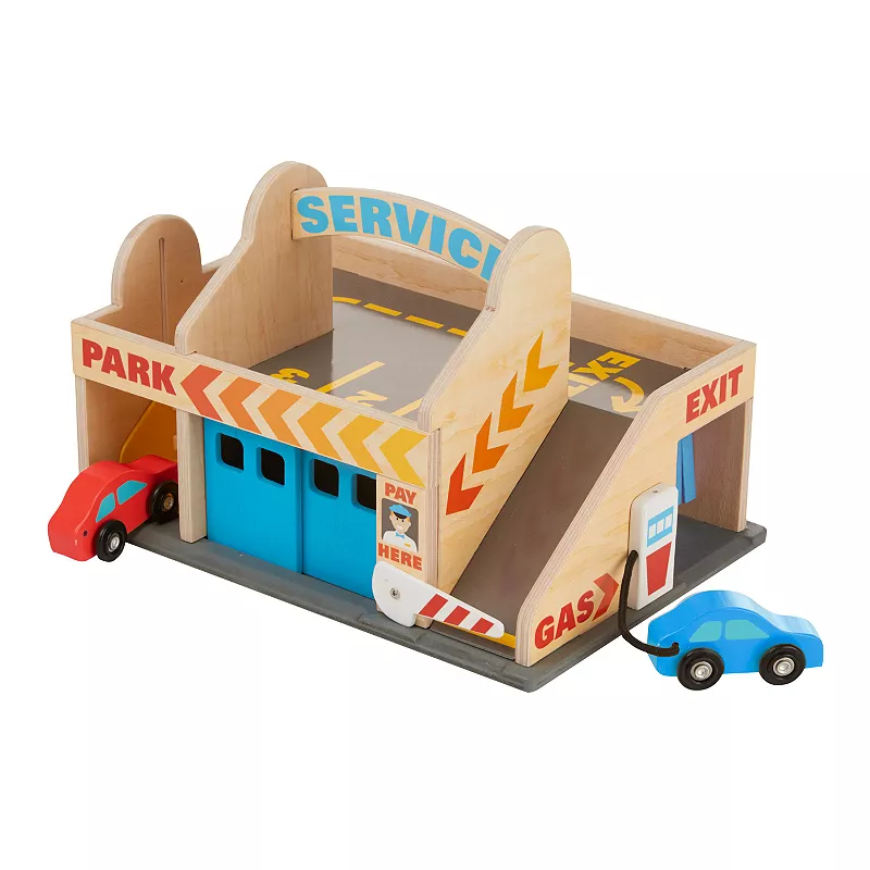 Melissa and Doug Service Station Parking Garage