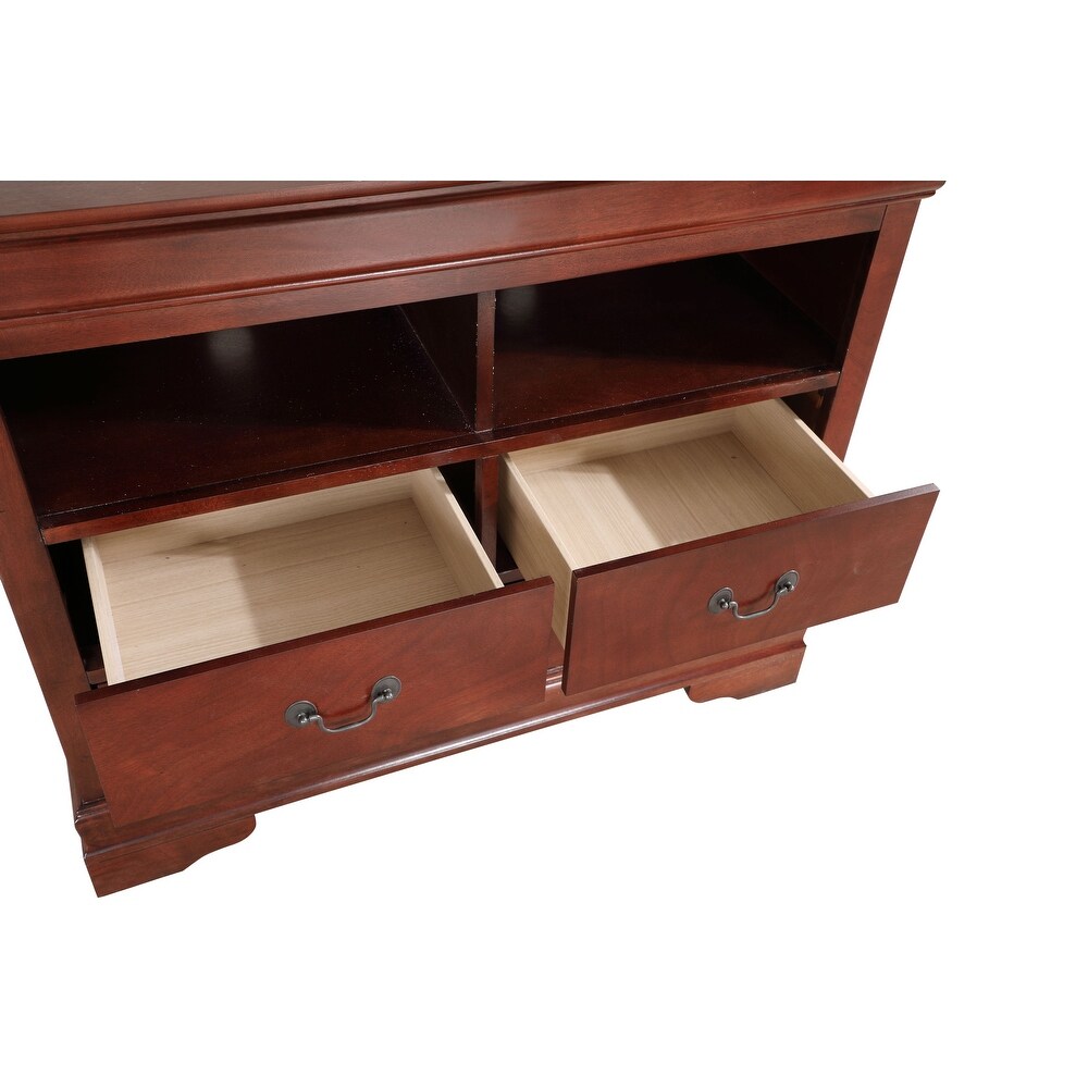 Louis Phillipe Wooden Media Chest