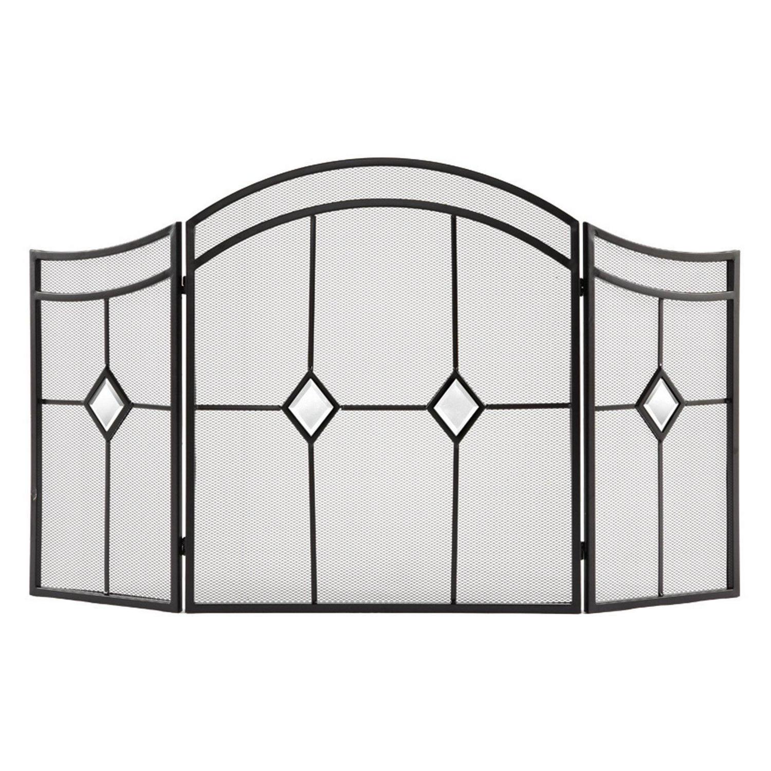 Pleasant Hearth FA328S Diamond Steel Fireplace Screen