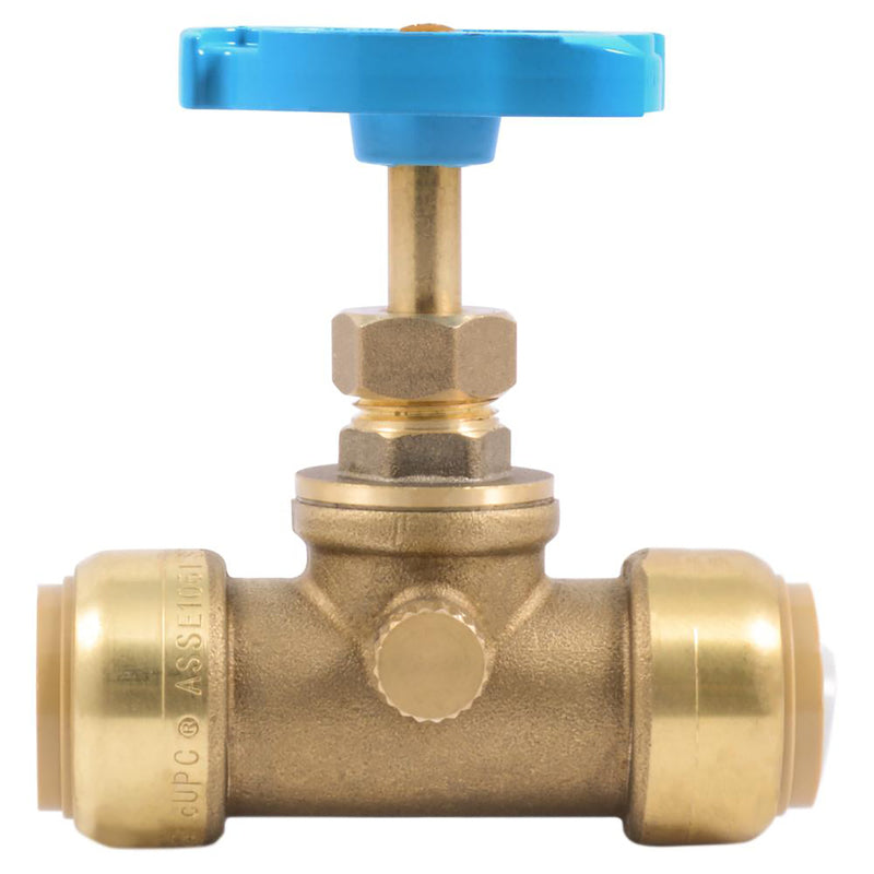 STOP VALVE W/DRAIN 3/4