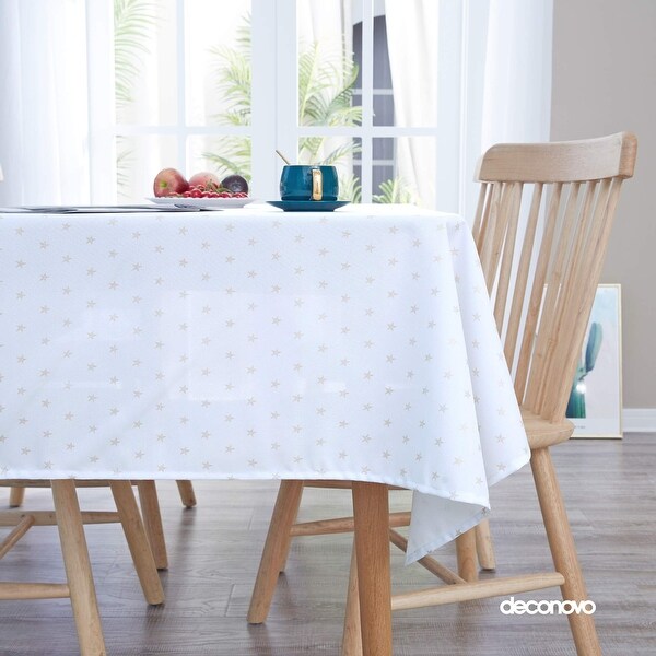 Stars Pattern Tablecloth Printed Oxford Square Decorative Table Cloth