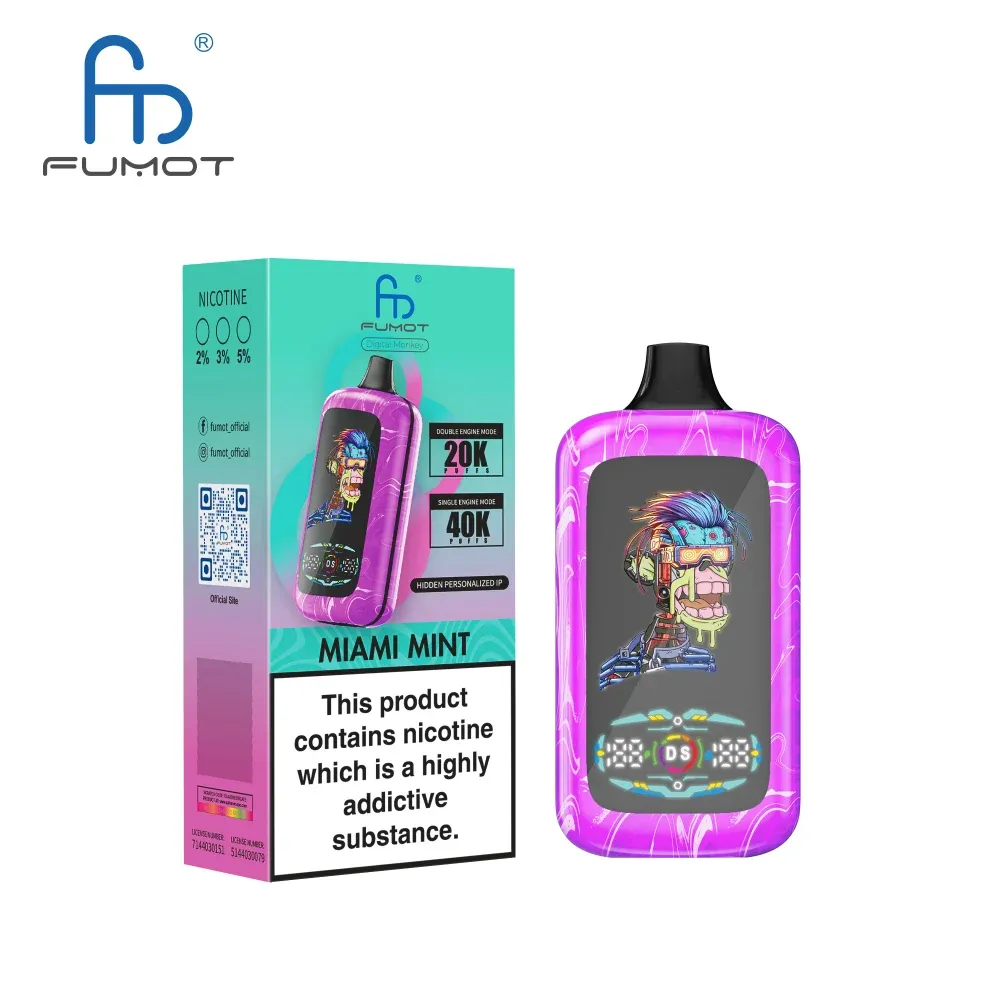 Fumot Digital Monkey 40000 Puffs - Miami Mint